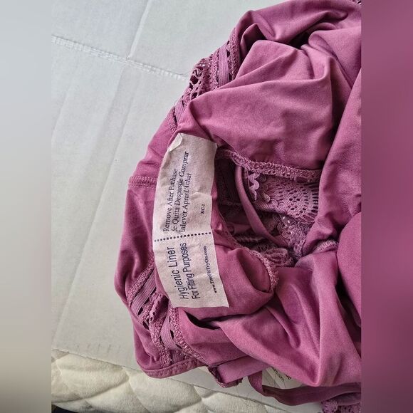 Becca Puple Lace Swimsuit Size 2X - Picture 10 of 13